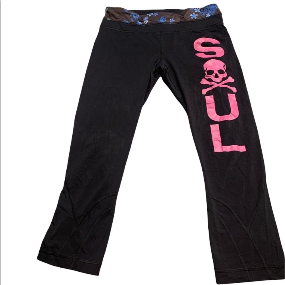 Lululemon SoulCycle Run Inspire Crop Leggings. Size 8